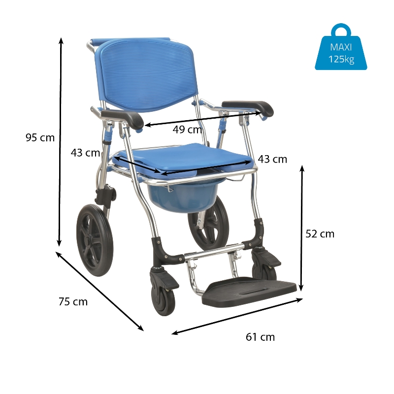 CHAISE DOUCHE PERCEE MINORQUE