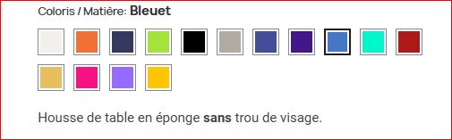 HOUSSE EPONGE SS TROU ANIS