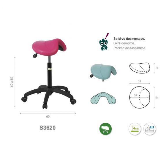 TABOURET SELLE ECO CIEL
