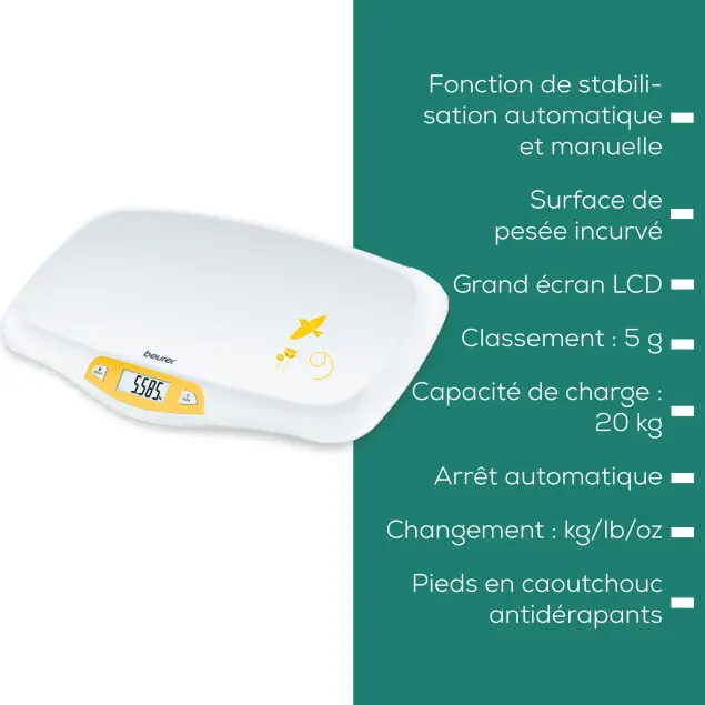 PESE BB BABYCARE BY80 BEURER