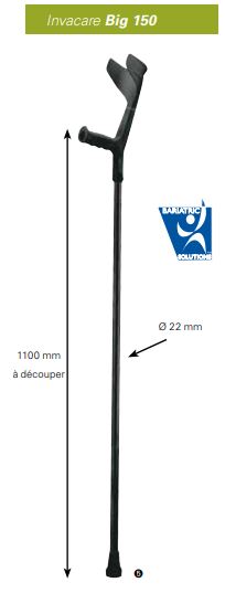 CANNE ANGLAISE NOIRE 150KG INV