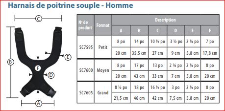HARNAIS POITRINE - HOMME TM