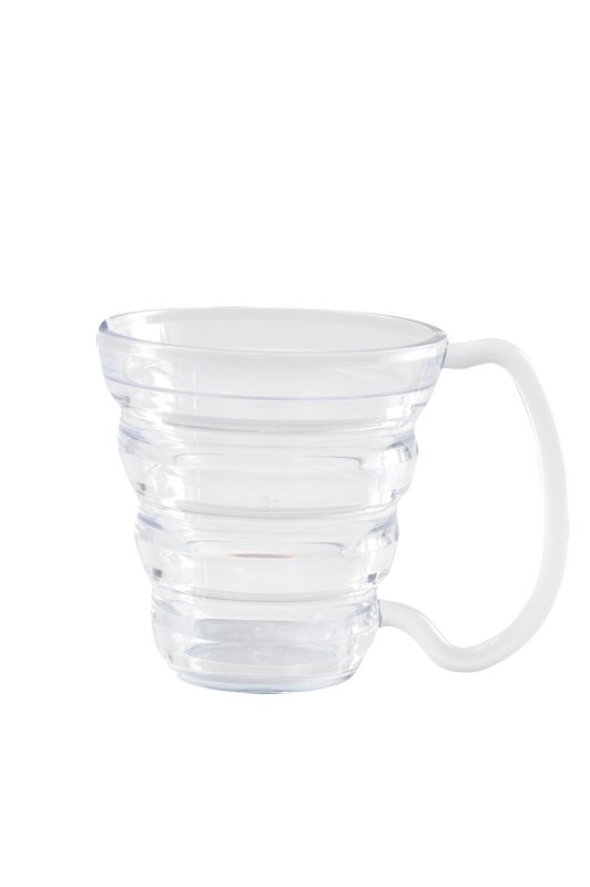 TASSE A ANSE ERGO TRANSPARENT