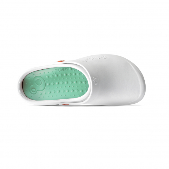 SABOT FEMME T38 BLANC & AQUA