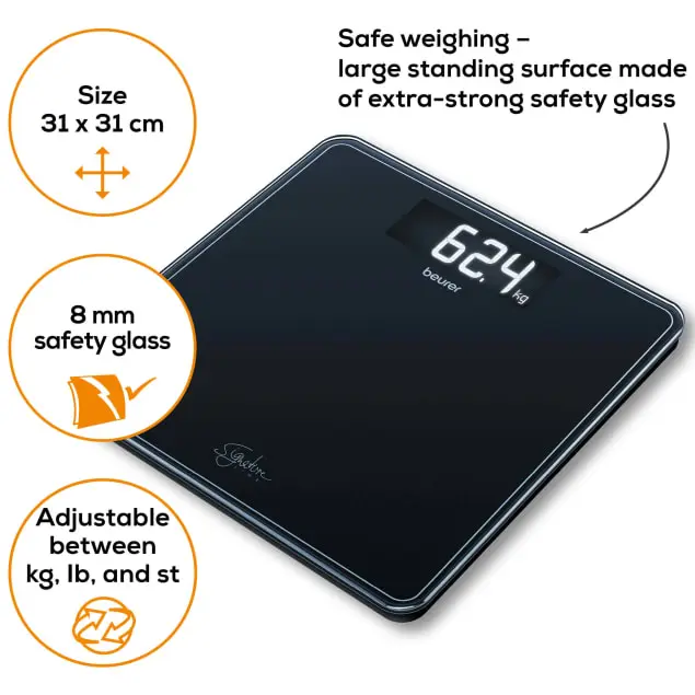 PESE PERS ELEC 200KG NR OU BL